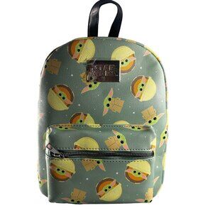 Loungefly Disney Grogu Backpack Mandalorian Child Star Wars Purses Shoulder Bag